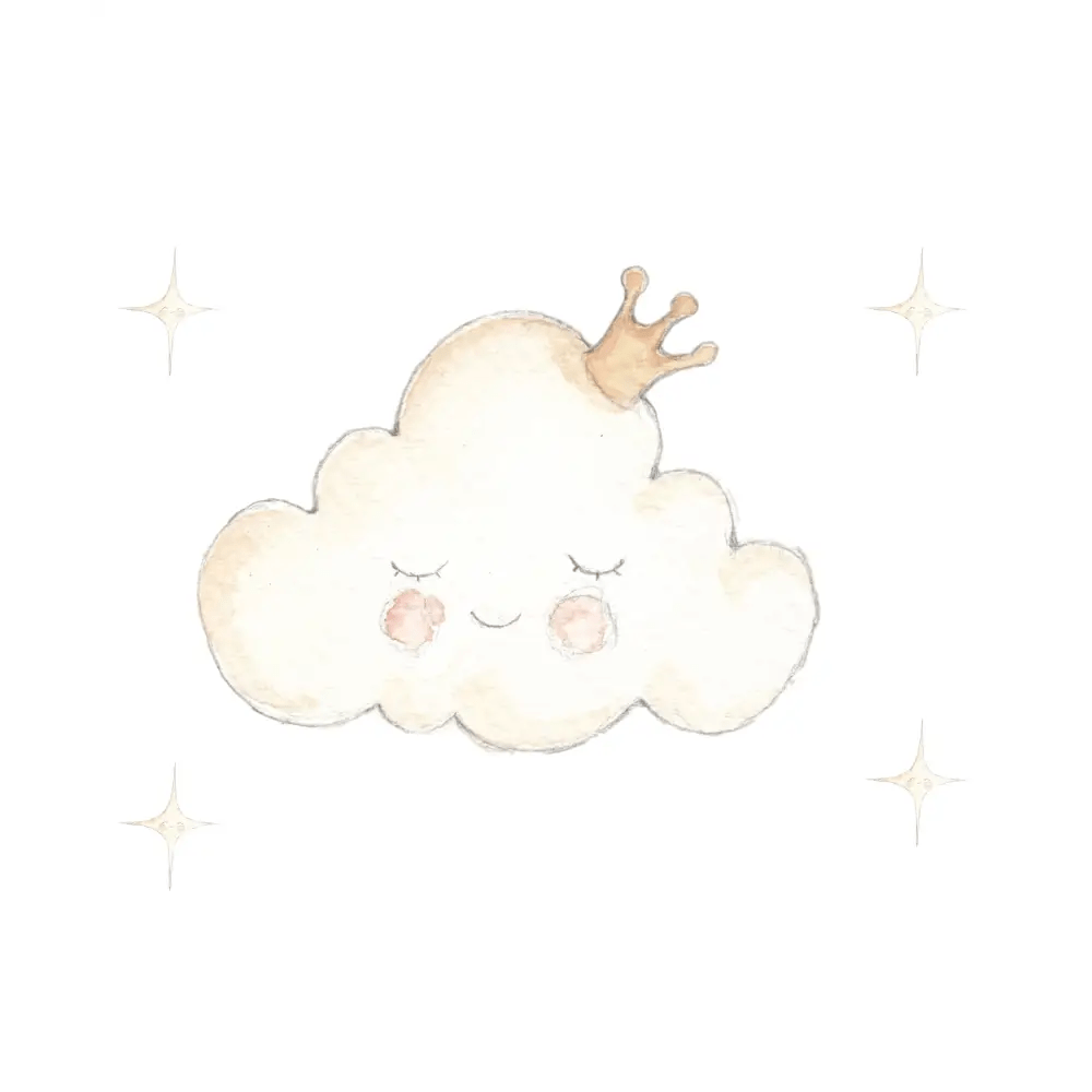Vinilo Infantil Nube "Small" CLOUD 80x65cm - Sueños de Cigueña