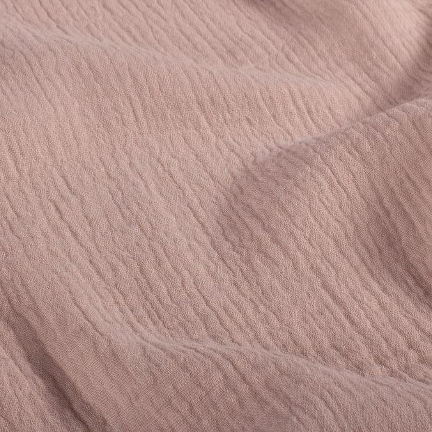 TRENZA PROTECTORA CAPAZO de COCHECITO | Muselina Rosa