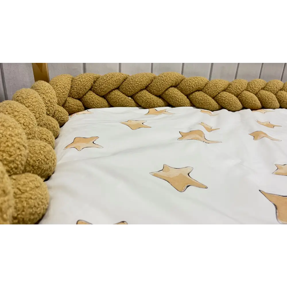 Trenza Protector de Cuna 200cm BOUCLE TOFFEE Trenza Protector de Cuna 180cm TEDDY - Sueños 94,50 €