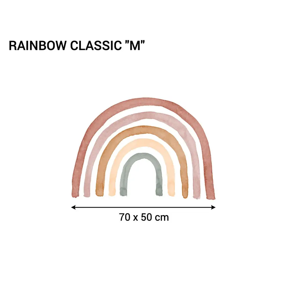 Vinilo Decorativo Infantil RAINBOW - Sueños de Cigueña