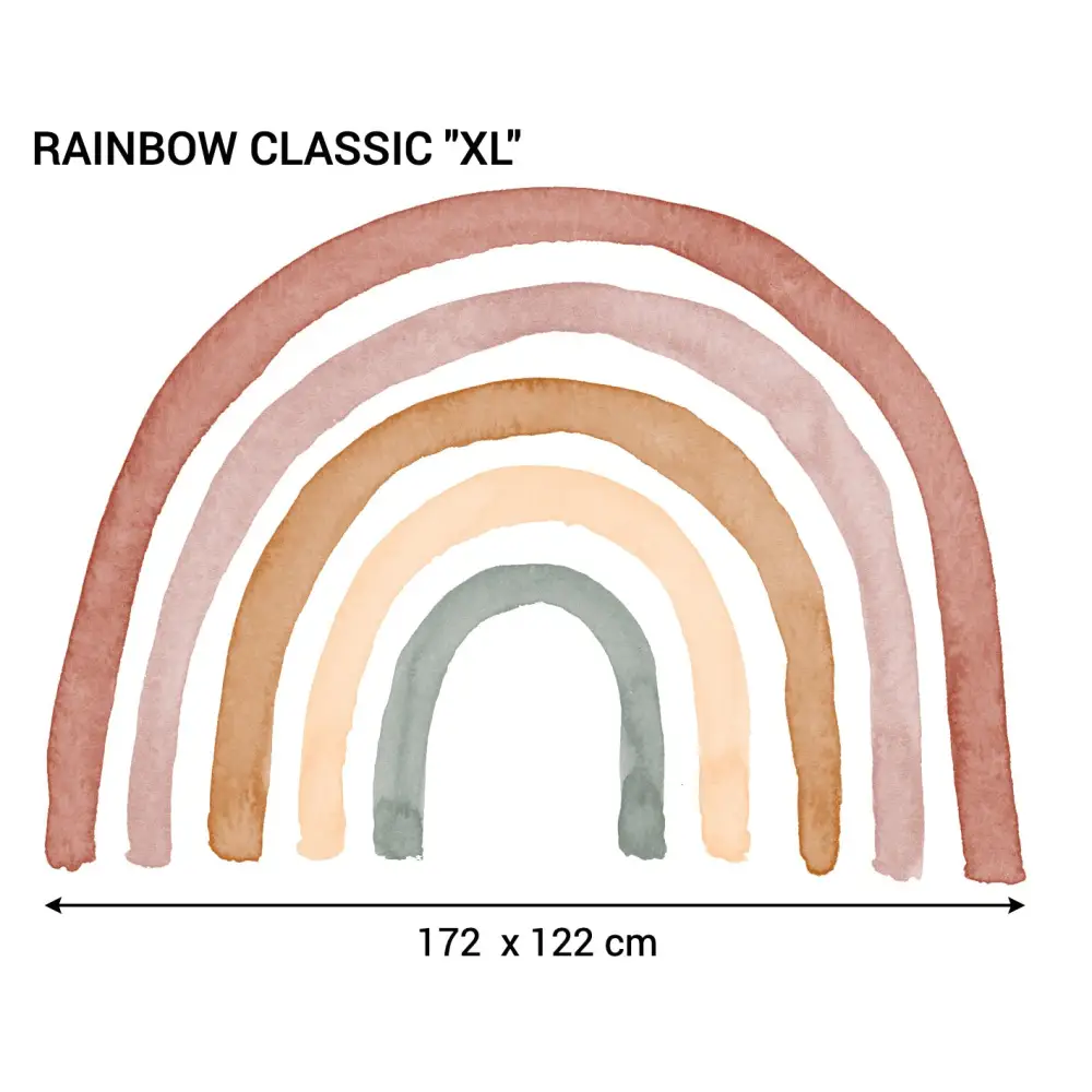 Vinilo Decorativo Infantil RAINBOW - Sueños de Cigueña