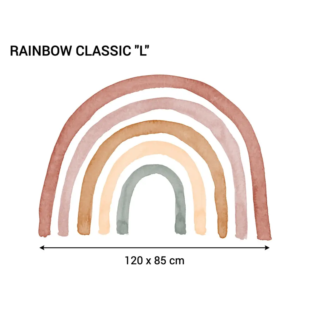 Vinilo Decorativo Infantil RAINBOW - Sueños de Cigueña