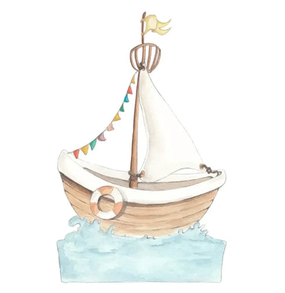 Peça de cabeceira de barco pequena vinil