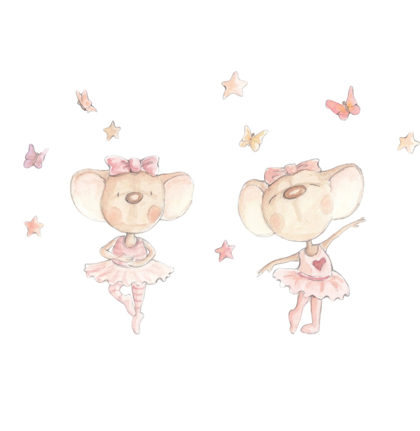 Children's Decorative Vinyl DANCING WITH BUTTERFLIES