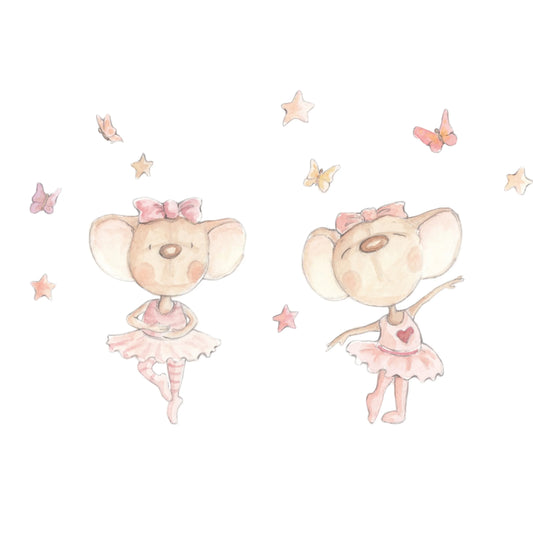 Children's Decorative Vinyl DANCING WITH BUTTERFLIES