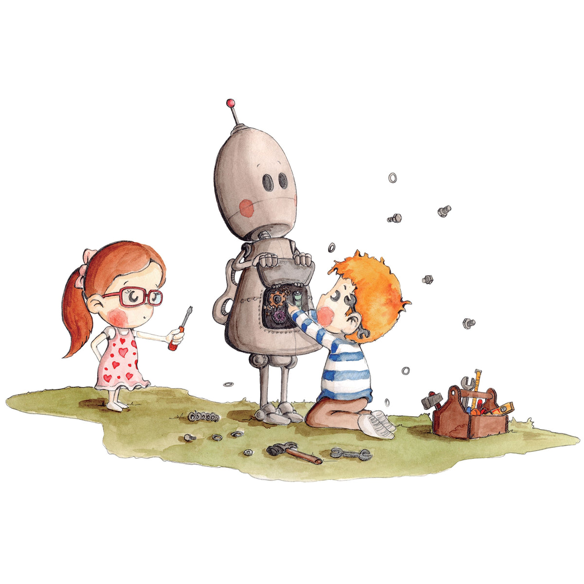 Botty El Robot Vinil decorativo infantil