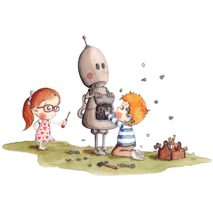 Botty El Robot Vinil decorativo infantil