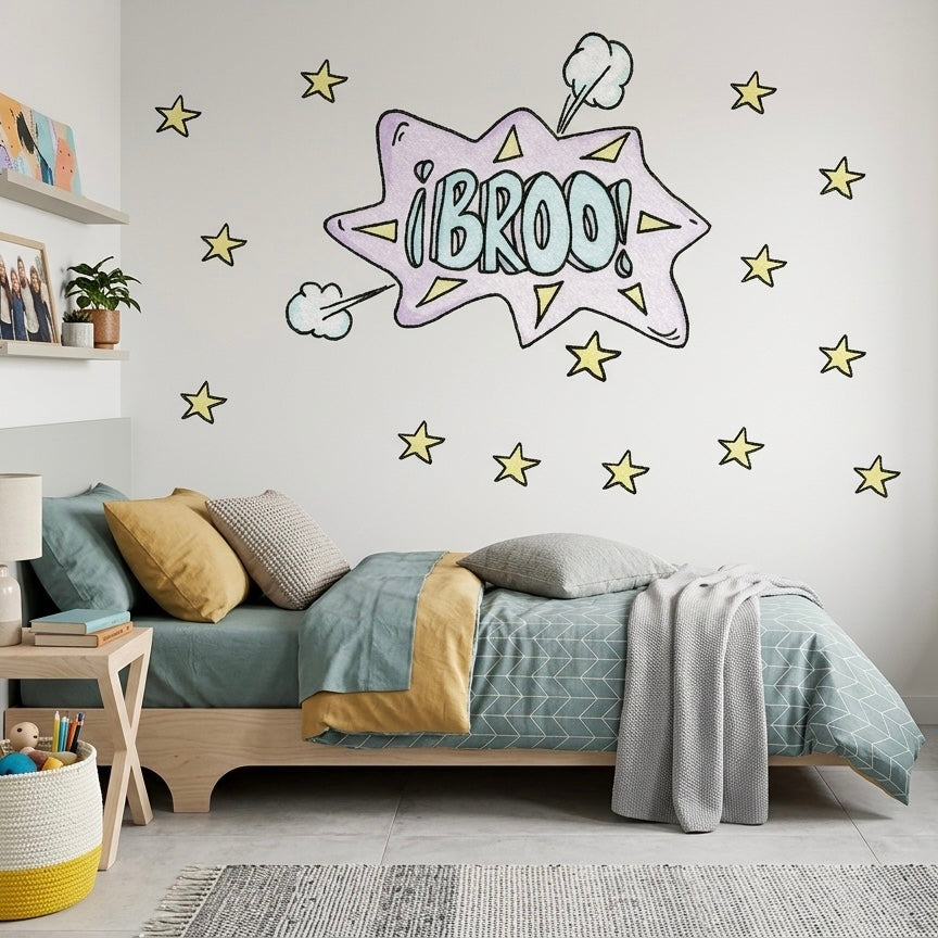 Vinilo Decorativo ¡BROO! 120cm