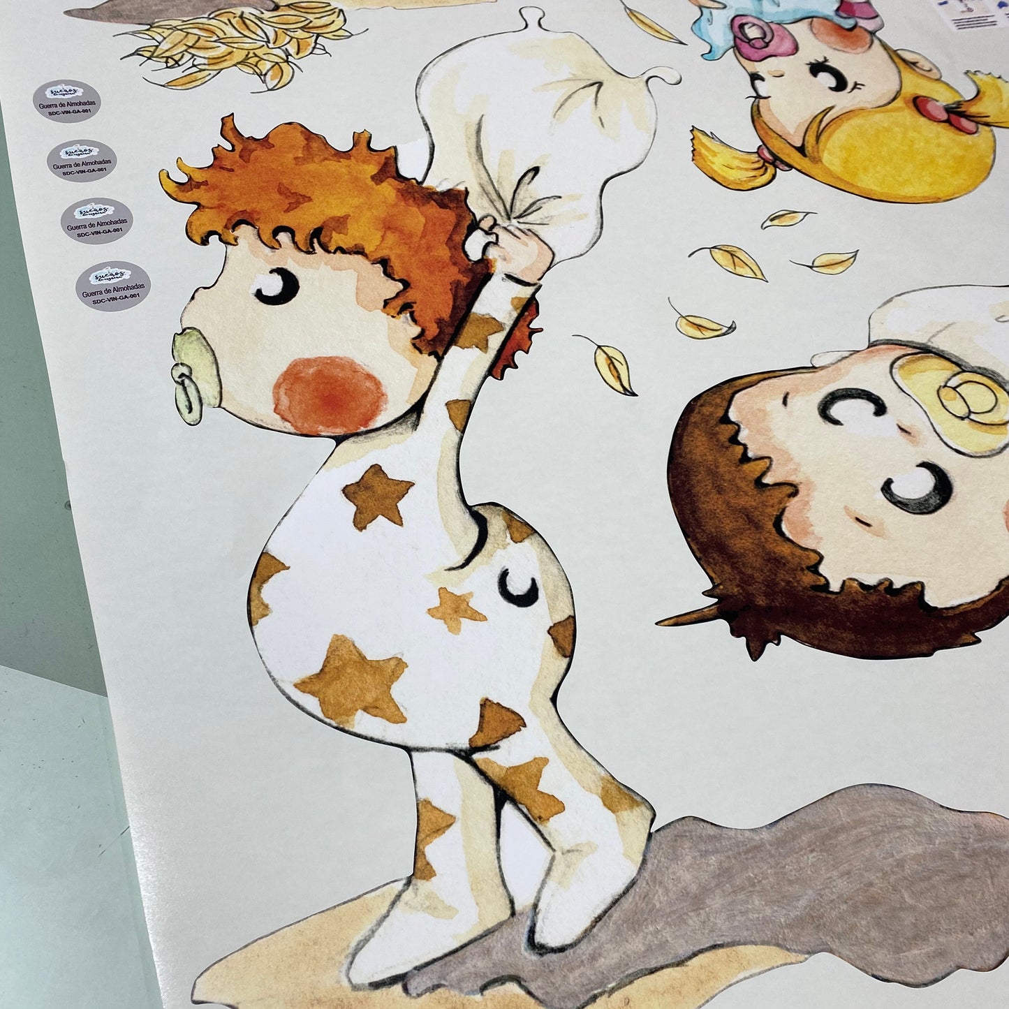 Children's Decorative Vinyl PILLOW WAR