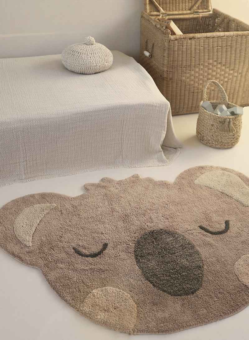 LITTLE OLSEN Alfombra para niños Koala Lavable en Lavadora