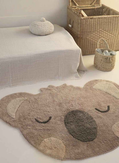 LITTLE OLSEN Alfombra para niños Koala Lavable en Lavadora