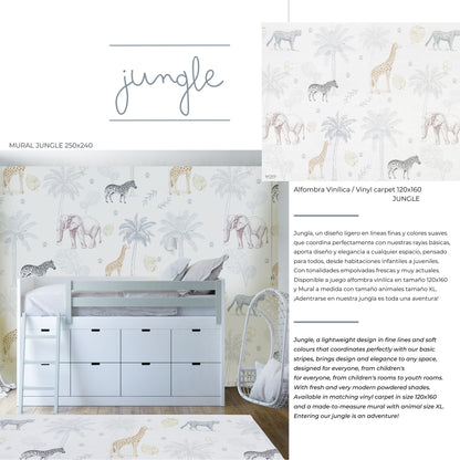 Alfombra Vinilica 120x160 Mod. JUNGLE