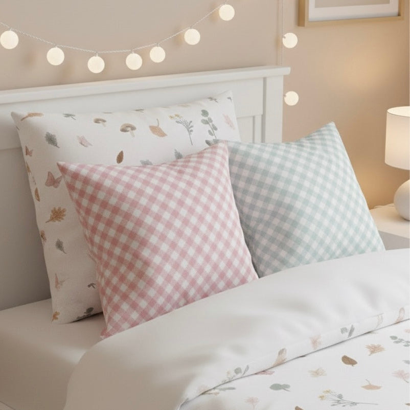 Funda Nórdica Cuna y Cama Artesanal Algodón Flowers - SUEÑOS DE CIGUEÑA