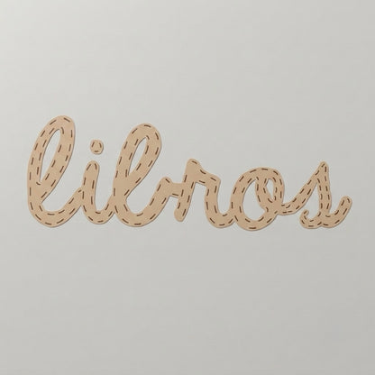 Vinilo Adhesivo Infantil de Ordenación (Libros) - Sueños de Cigüeña