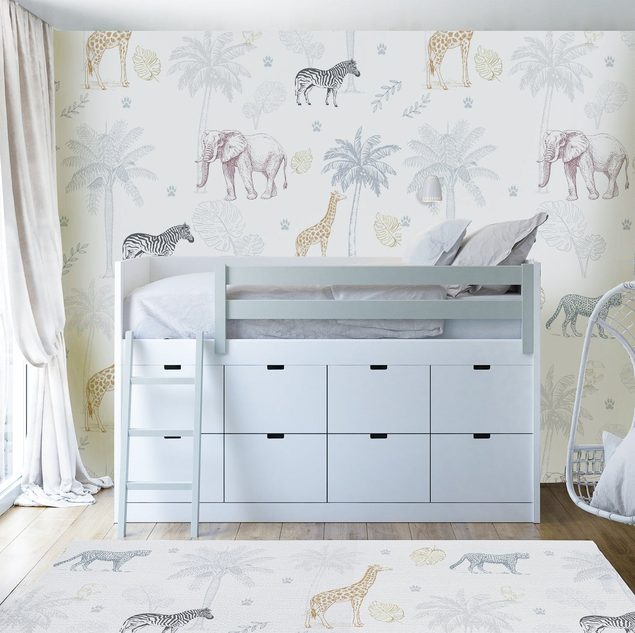 Carpet de vinil 120x160 mod. Jungle