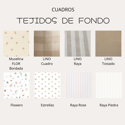 Cuadro de Madera personalizado con Letra Inicial