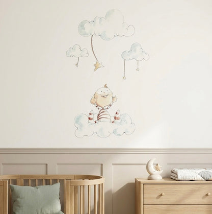 VINILO INFANTIL I LLUVIA DE ESTRELLAS