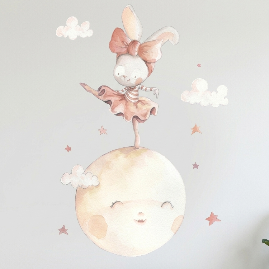 VINILO INFANTIL I BAILANDO EN LA LUNA