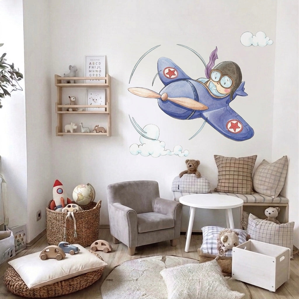 Children's Decorative Vinyl NIKKO THE AVIATOR