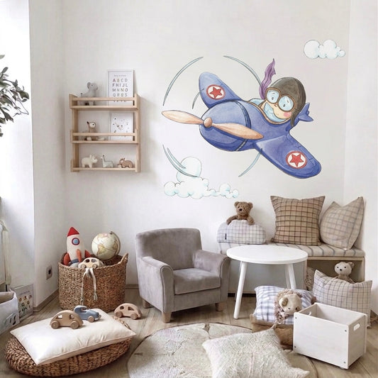 Children's Decorative Vinyl NIKKO THE AVIATOR