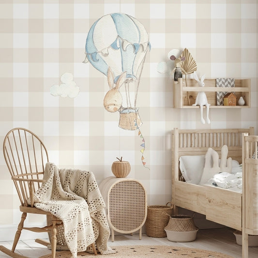 Vinilo Decorativo Infantil RABBIT IN BALLOON