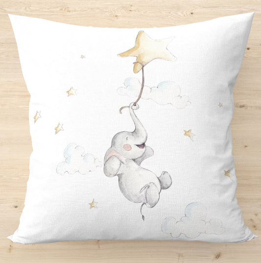 Cushion Square 40x40 Happy Little Elephant - DREAMS OF STORK