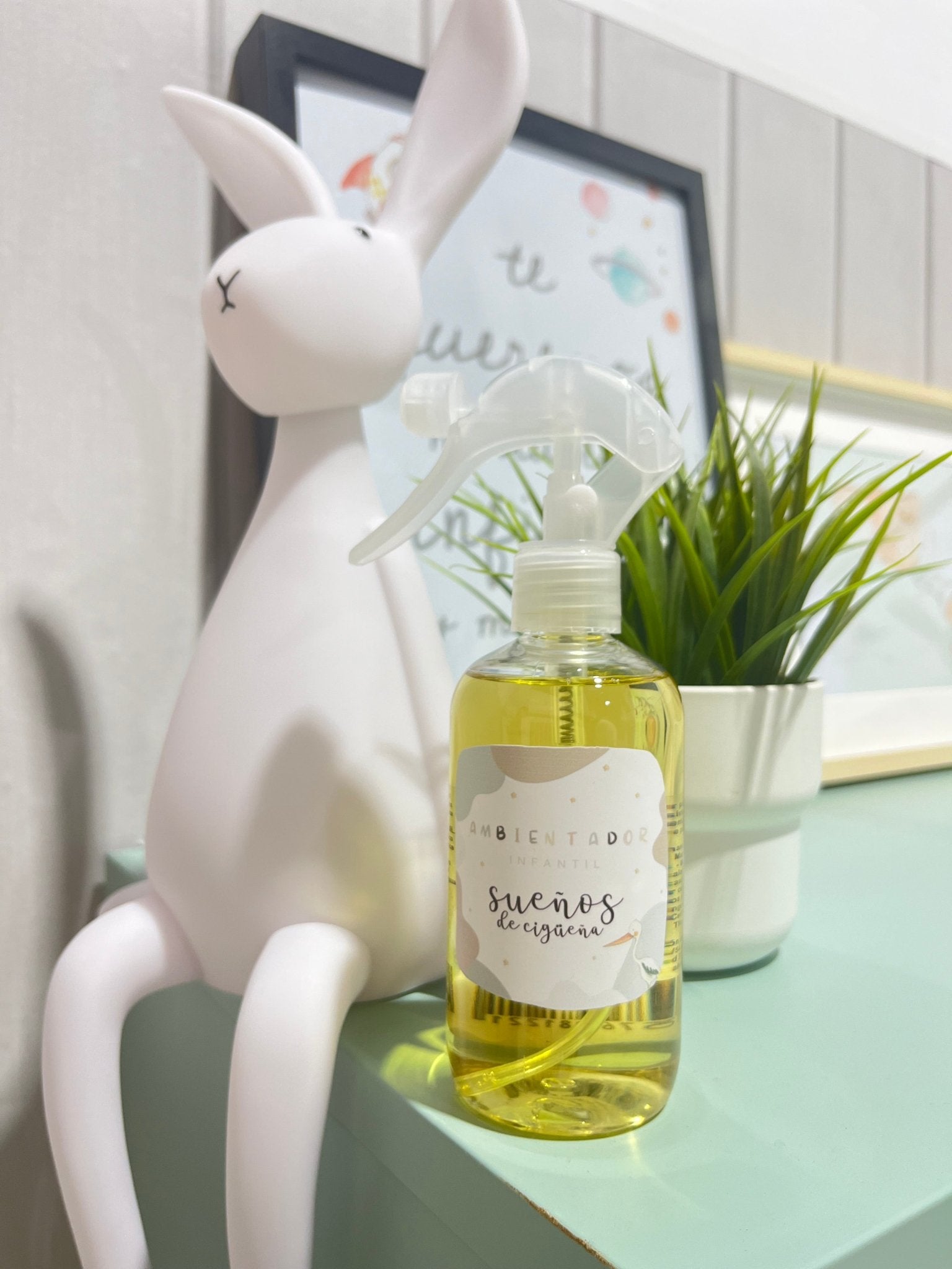 Fragancia Ambientador 250ML Infantil Sueños de Cigueña con Fragancia Suave de Bebé - Sueños de Cigueña