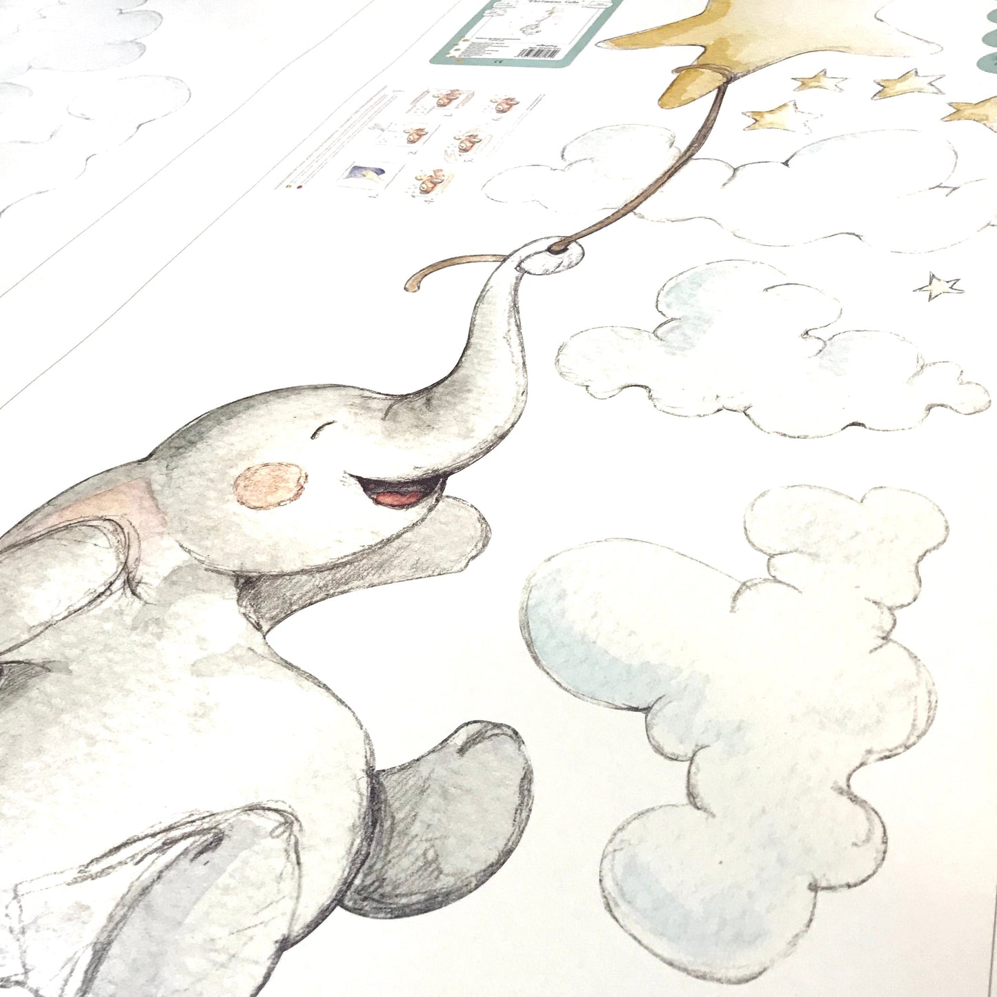 Decorative Vinyl for Children HAPPY LITTLE ELEPHANT