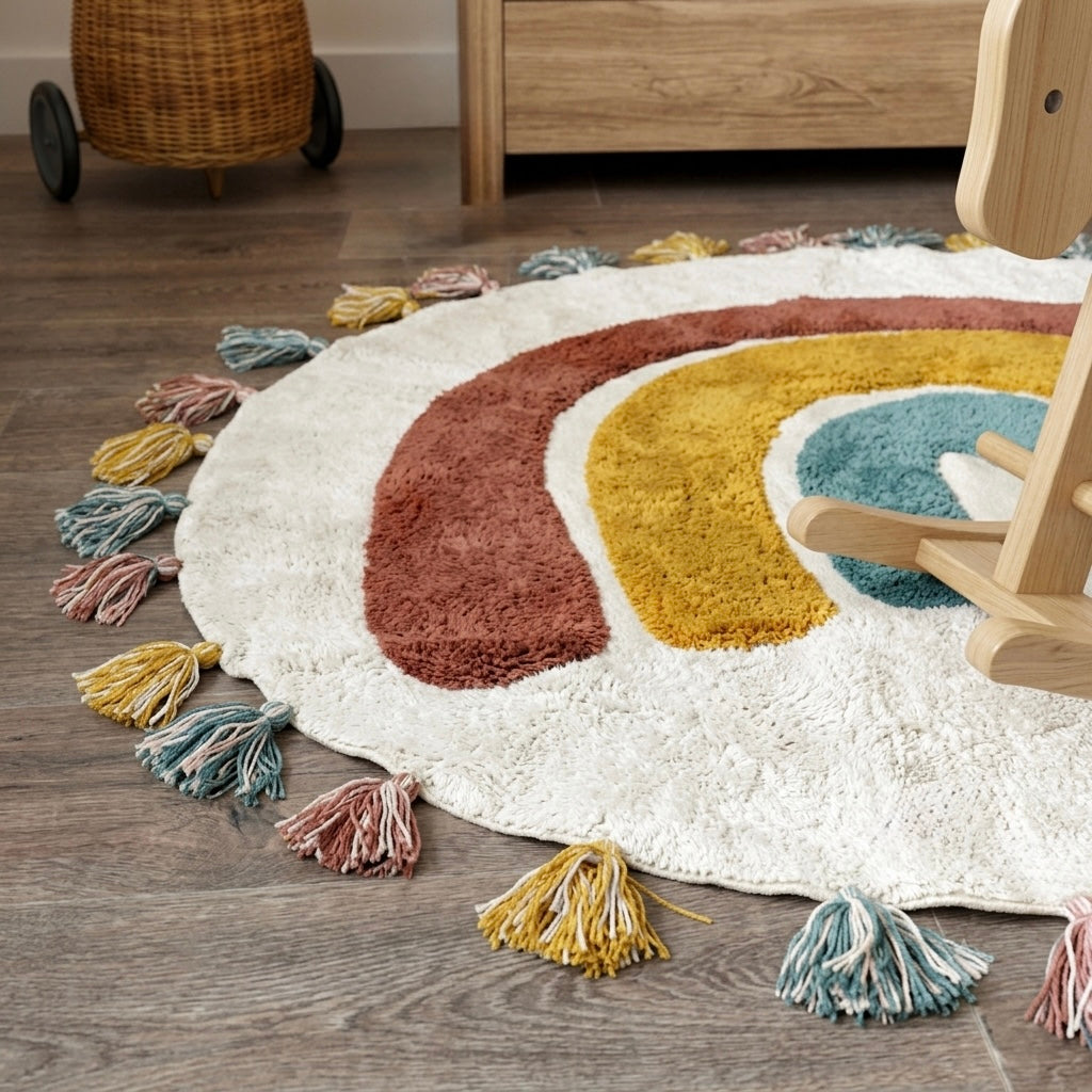 Children's rug 110 cm RAINBOW