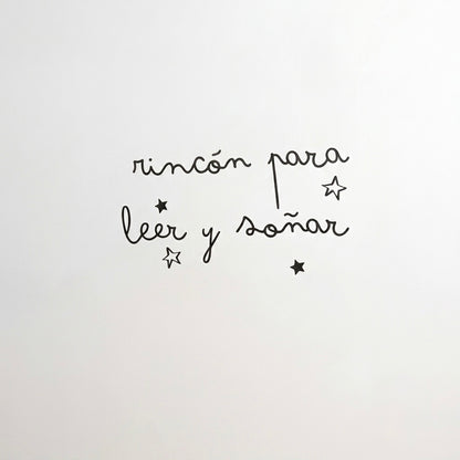 VINILO “Rincón para leer y soñar”