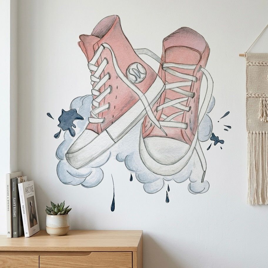 Vinilo Decorativo ZAPATILLAS 90x90