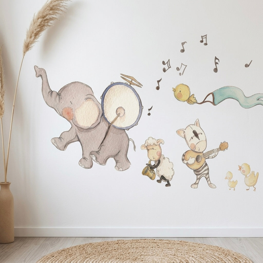 VINILO INFANTIL I BANDA MUSICAL ELEFANTE