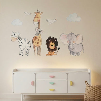 Vinilo Decorativo Infantil MADAGASCAR - SUEÑOS DE CIGUEÑA