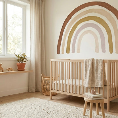 Vinil decorativo para crianças arco -íris