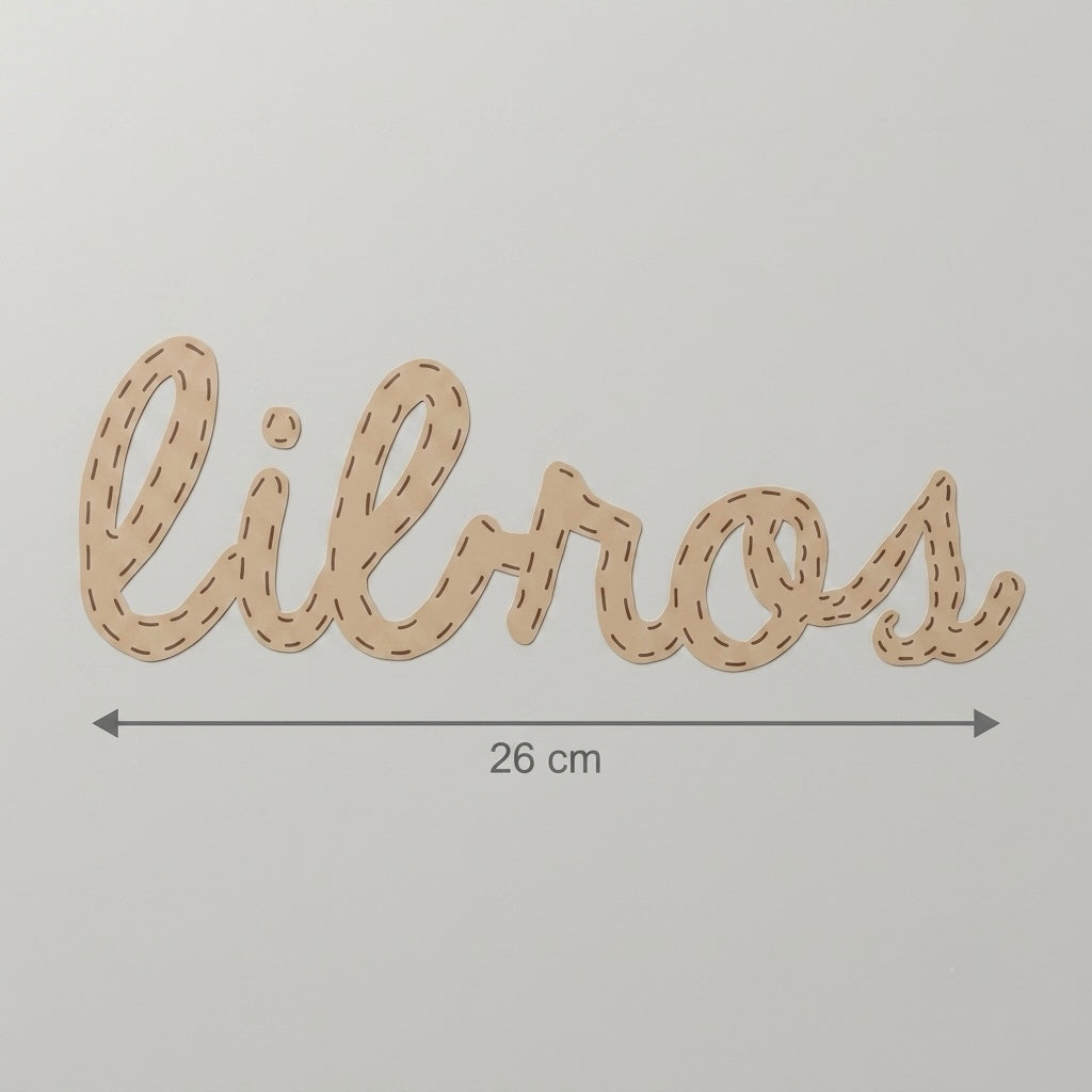 Vinilo Adhesivo Infantil de Ordenación (Libros) - Sueños de Cigüeña
