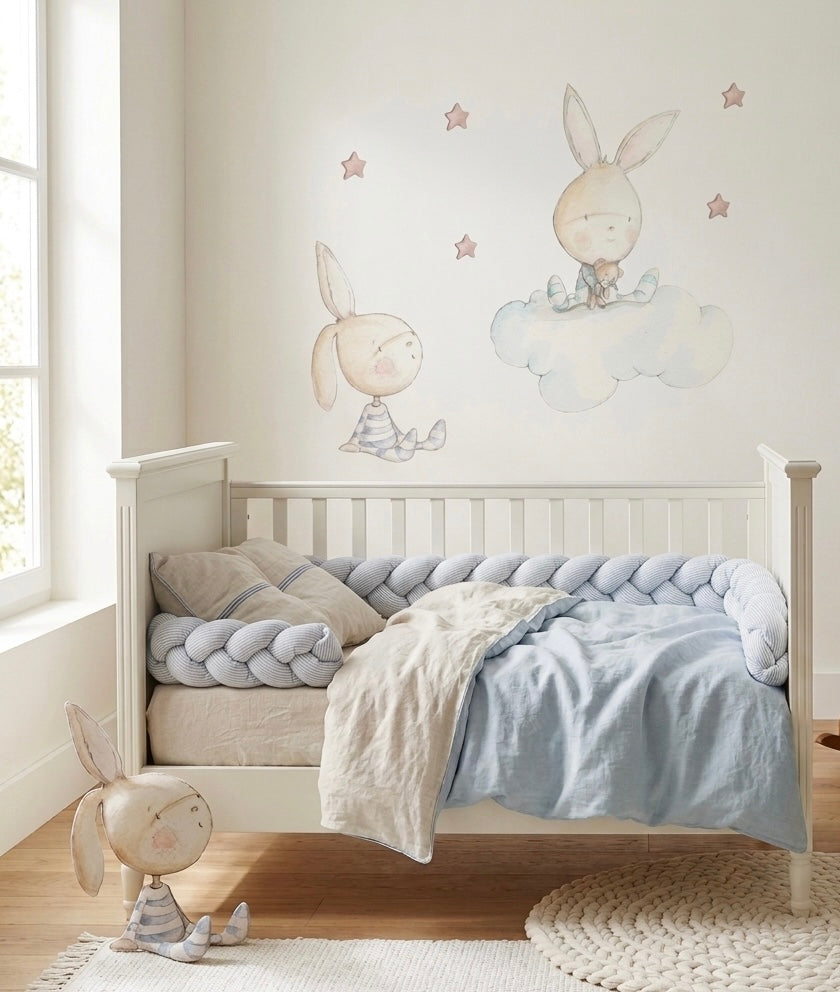 Children's Decorative Vinyl TWIN RABBIT