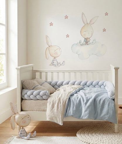 Children's Decorative Vinyl TWIN RABBIT
