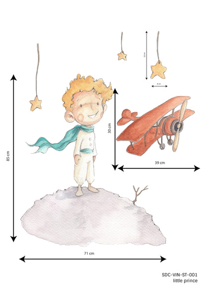 Vinilo Decorativo Infantil Little Prince - Sueños de Cigueña