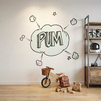 Vinilo Decorativo PUM! 120x98