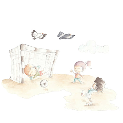 VINILO INFANTIL - FUTBOL