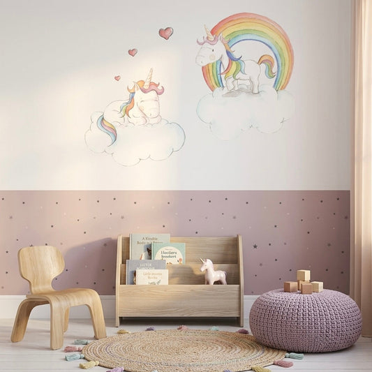 Children's Decorative Vinyl TWIN UNICORN