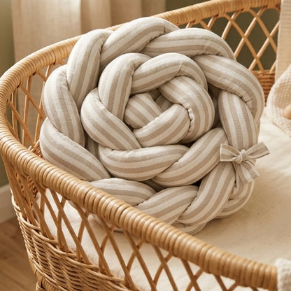 TRENZA PROTECTORA CUNA & CAMA | Lino Raya Natural