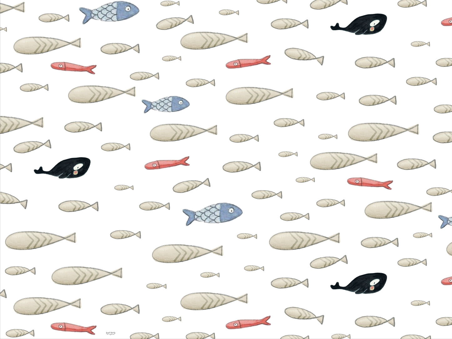 ALFOMBRA VINÍLICA | FISH 120x160