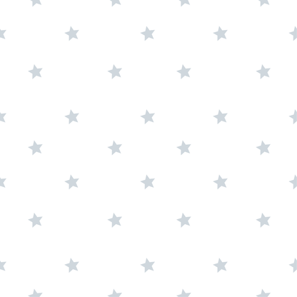 Papel pintado infantil estrellas baby gris