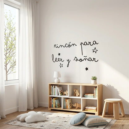 VINILO “Rincón para leer y soñar”