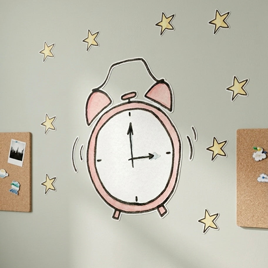Vinilo Decorativo ¡RELOJ! 90x90