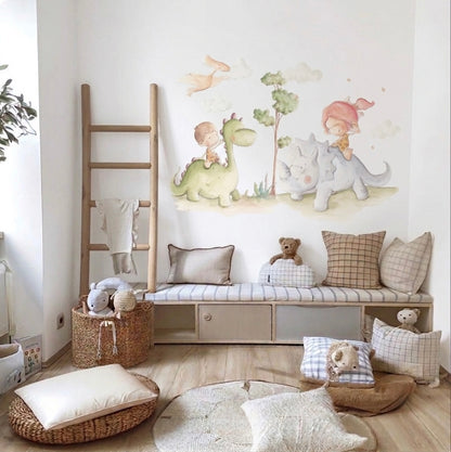 Vinilo Decorativo Infantil Dinosaurio JURASSIC