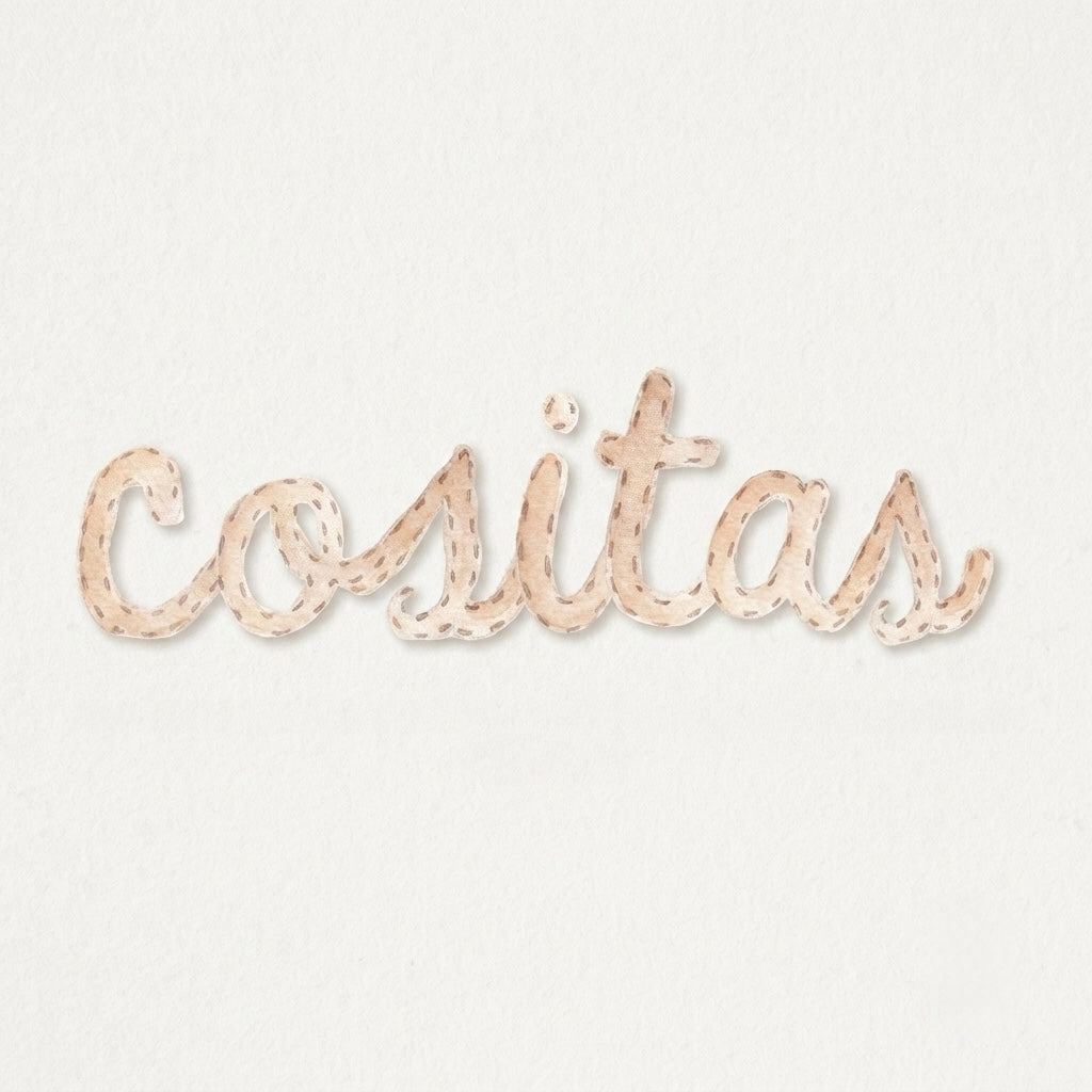 Vinilo Adhesivo Infantil de Ordenación (Cositas) - Sueños de Cigüeña