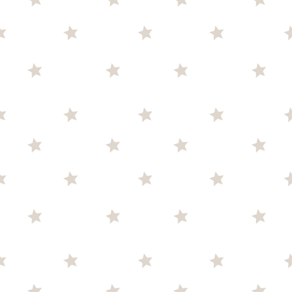 Papel pintado infantil estrellas baby beige