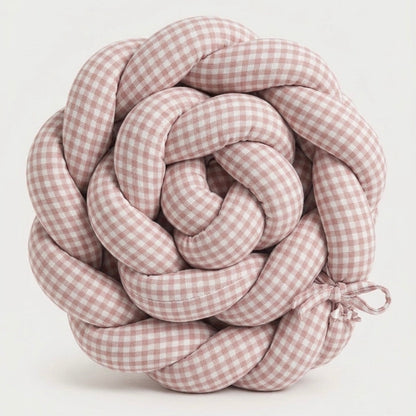 TRENZA PROTECTORA CUNA & CAMA | Vichy Rosa